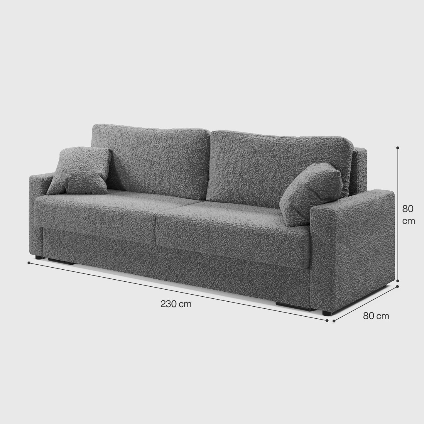 Serenity 2-Seater Luxury Sofa Bed