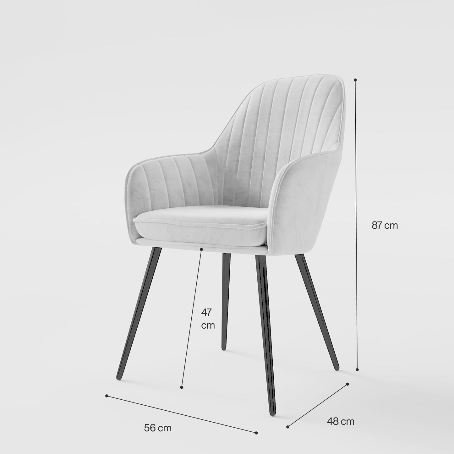 Aria Scalloped Dining Chair