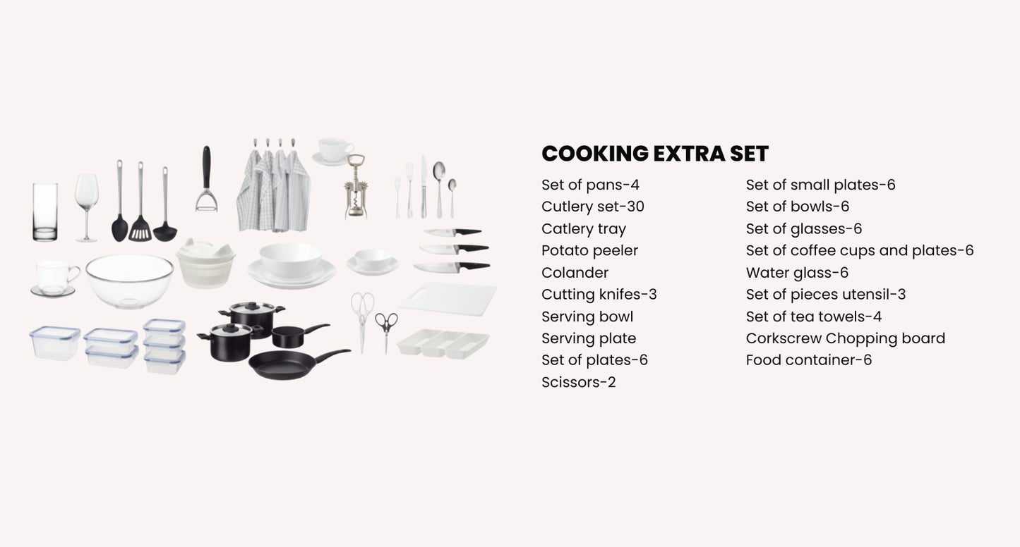 Kitchen Utensils Set | Complete Cookware & Cutlery UAE