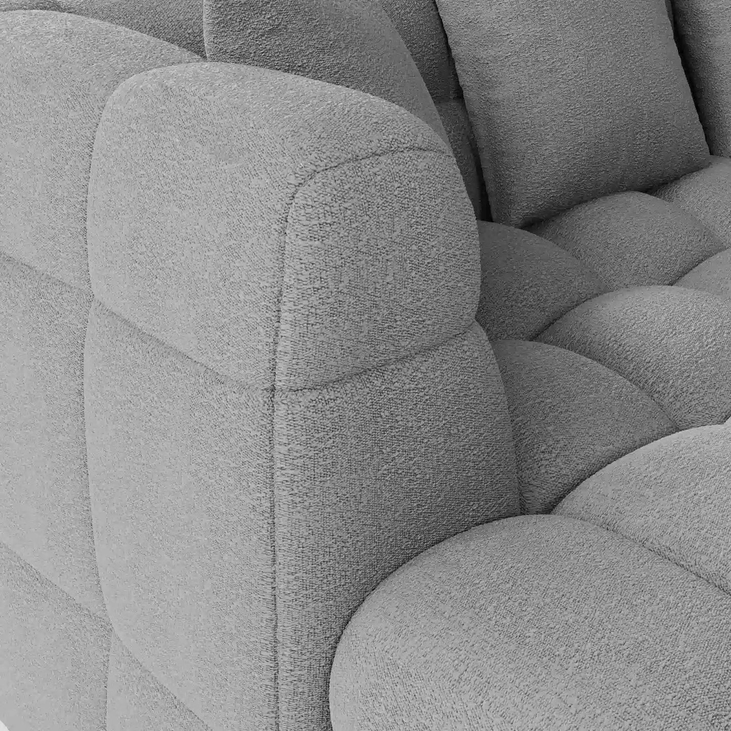 Deep Seating Fabric Sofa and Corner Unit Set