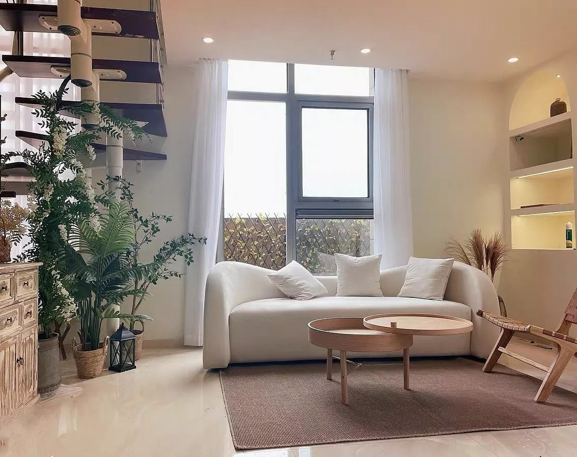 Wavy Freeform Sculptural Sofa