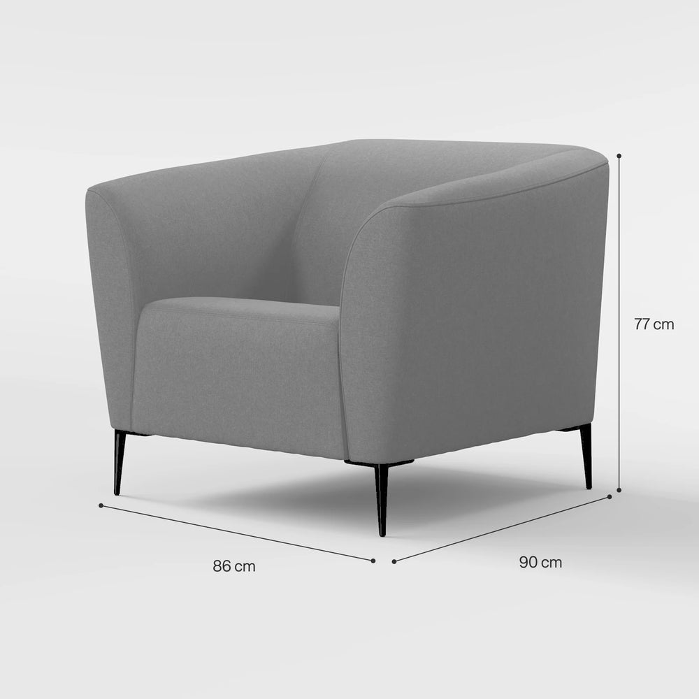 Minimalist Pale Green Armchair