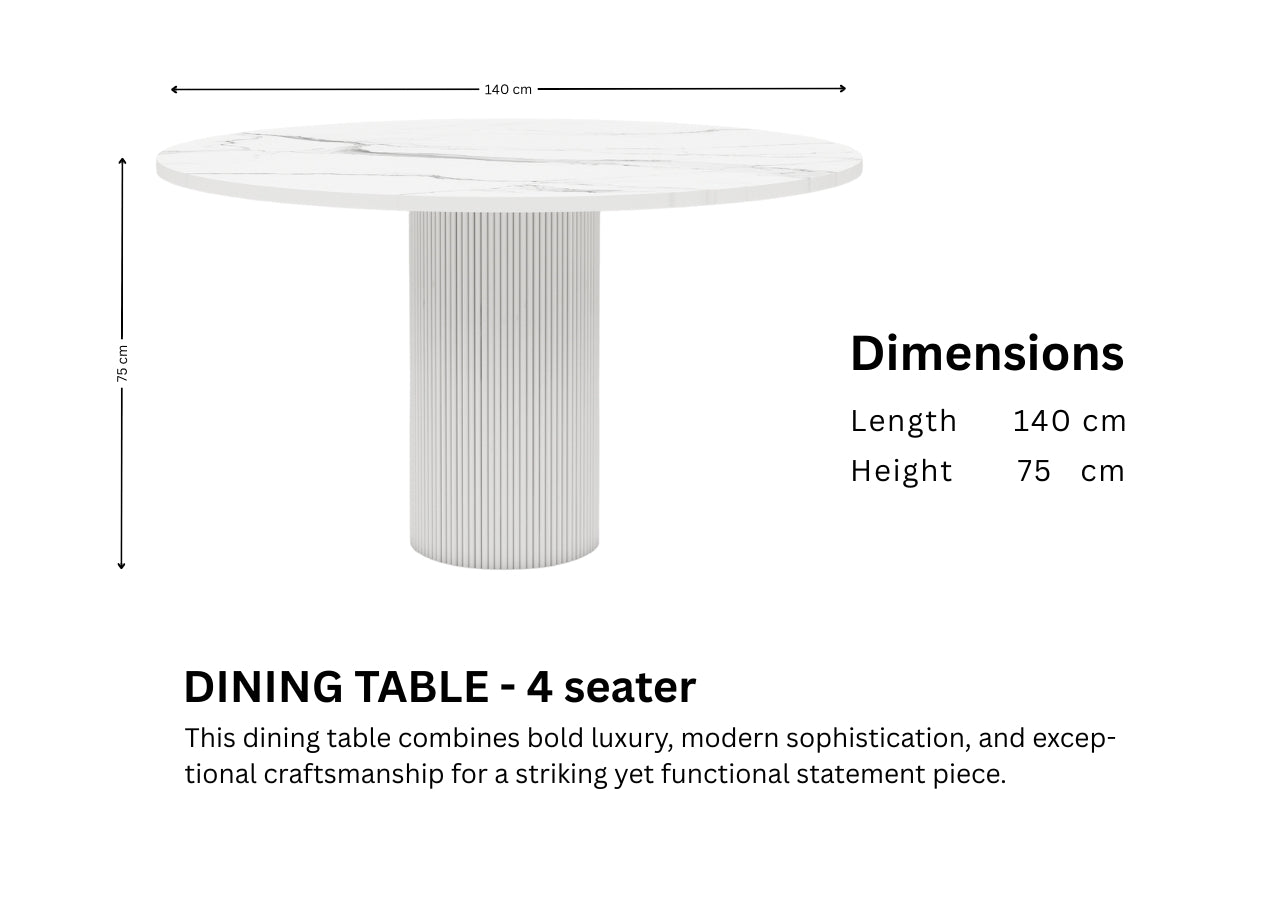 LUXURY DINING TABLE 4-SEATER