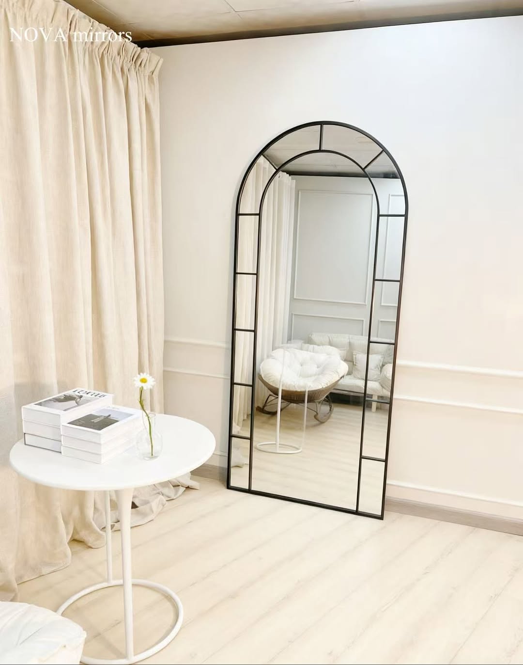 Gridline Arch Mirror