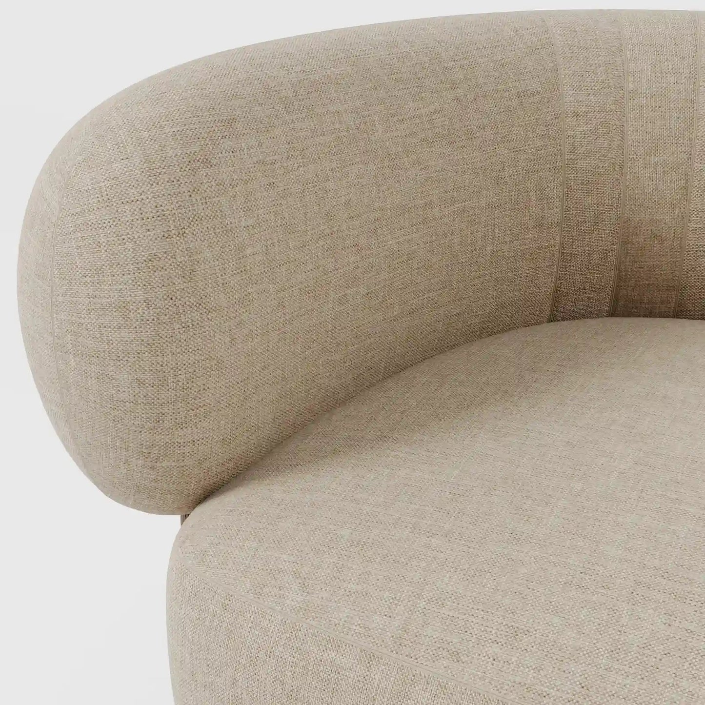 TLow-Profile Sculptural Armchair