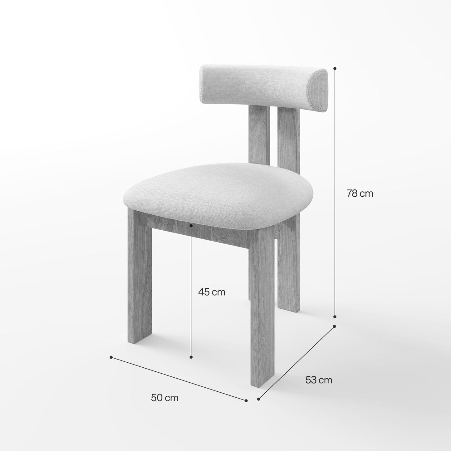 Heritage T-White Dining Chair