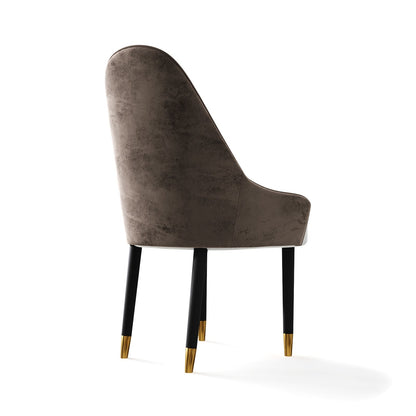 Geometric High-Back Dining Chair