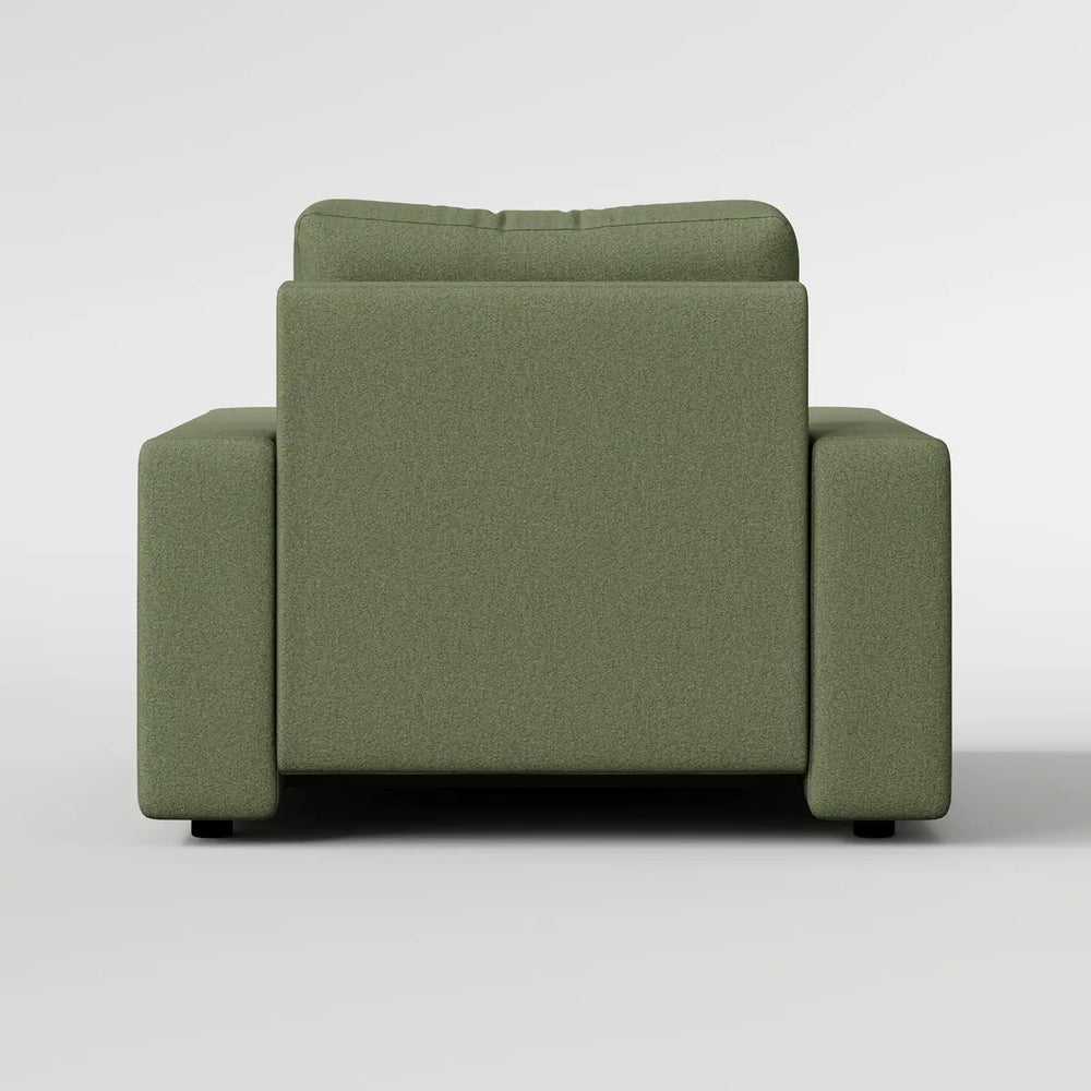 Sleek Boxy Accent Arm Chair