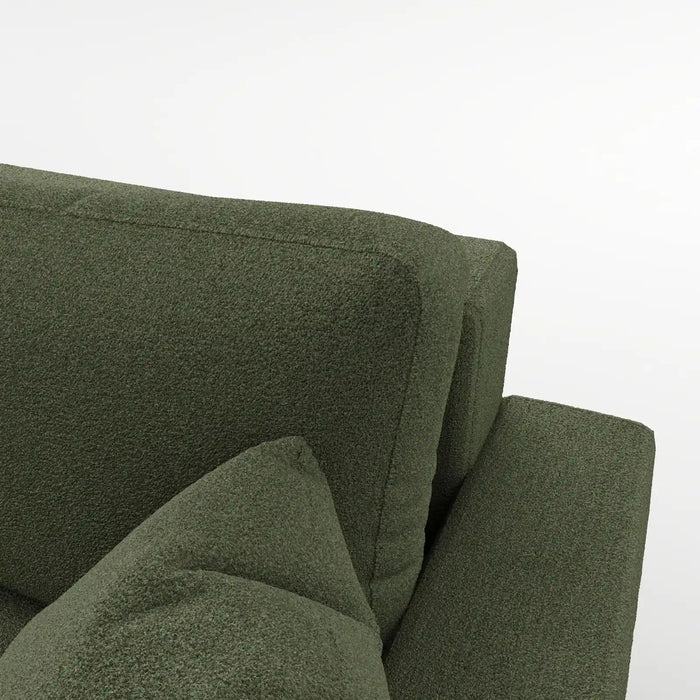 Mint Minimalist Fabric 2 Seater Sofa Bed