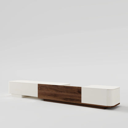 The Flow Console: Cream White Media Unit