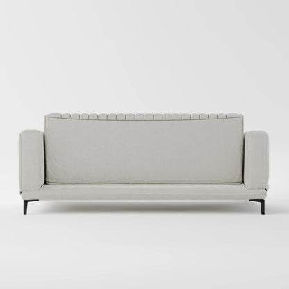 Luxe Ribbed Velvet 3-Seater Sofa Bed