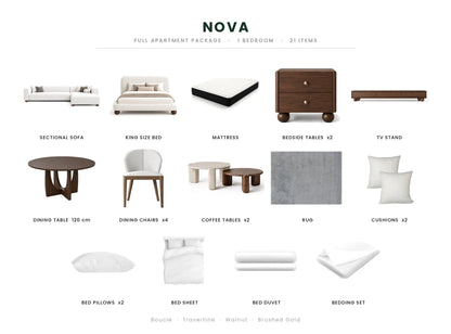 White/1-Bedroom21Items