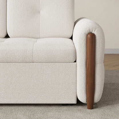 Nordic Haven Tufted Sofa Bed