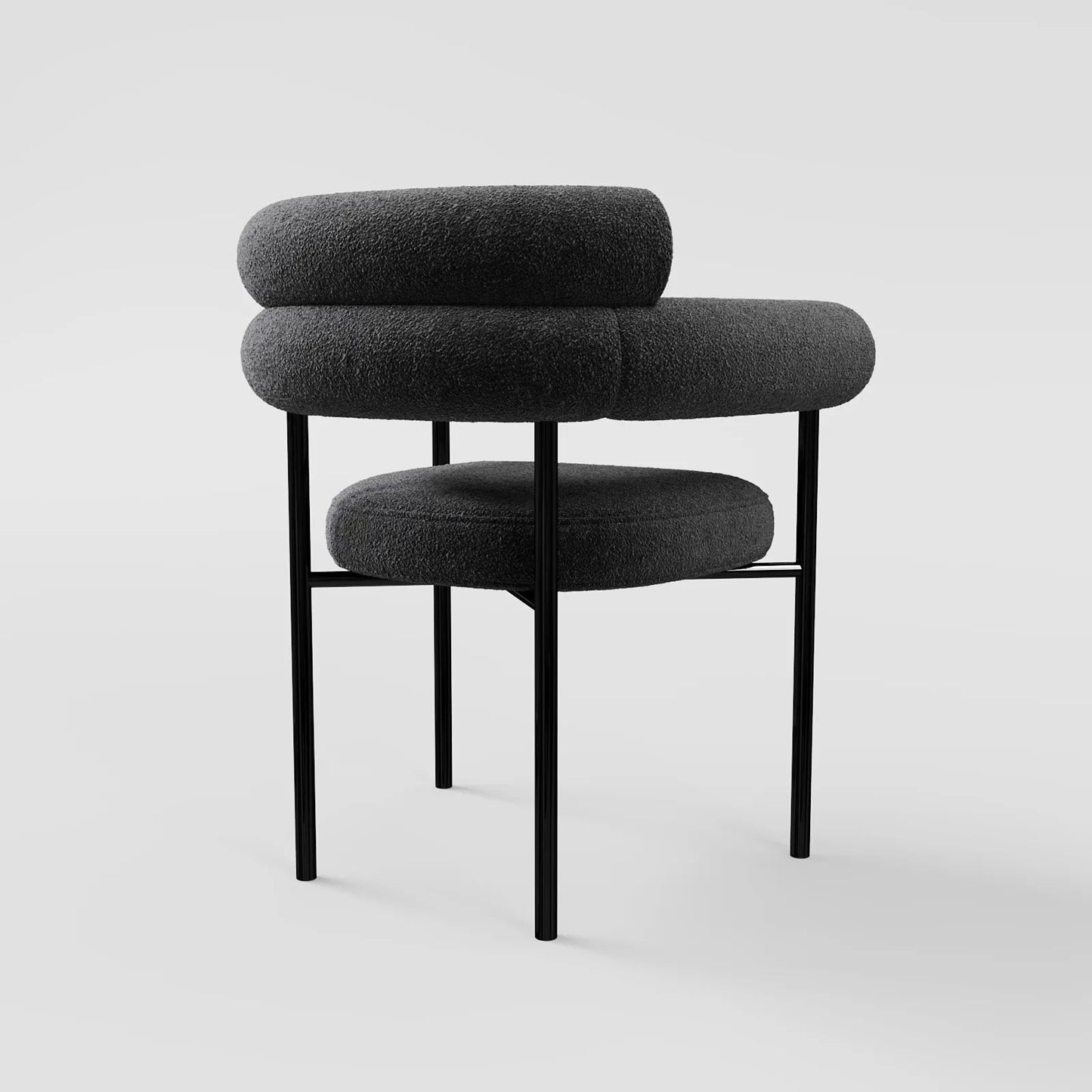 Cylindrical Bolster Dining Chair