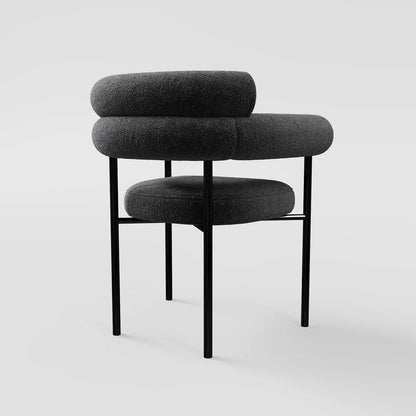 Cylindrical Bolster Dining Chair