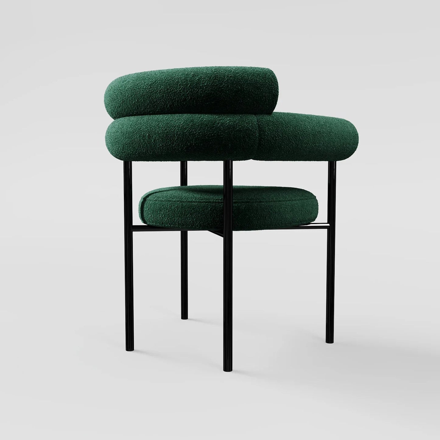 Cylindrical Bolster Dining Chair