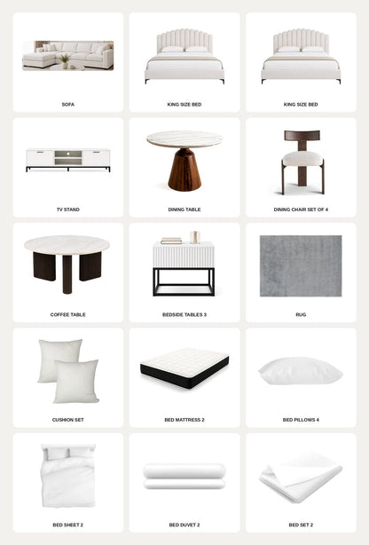 White/2-Bedroom28Items