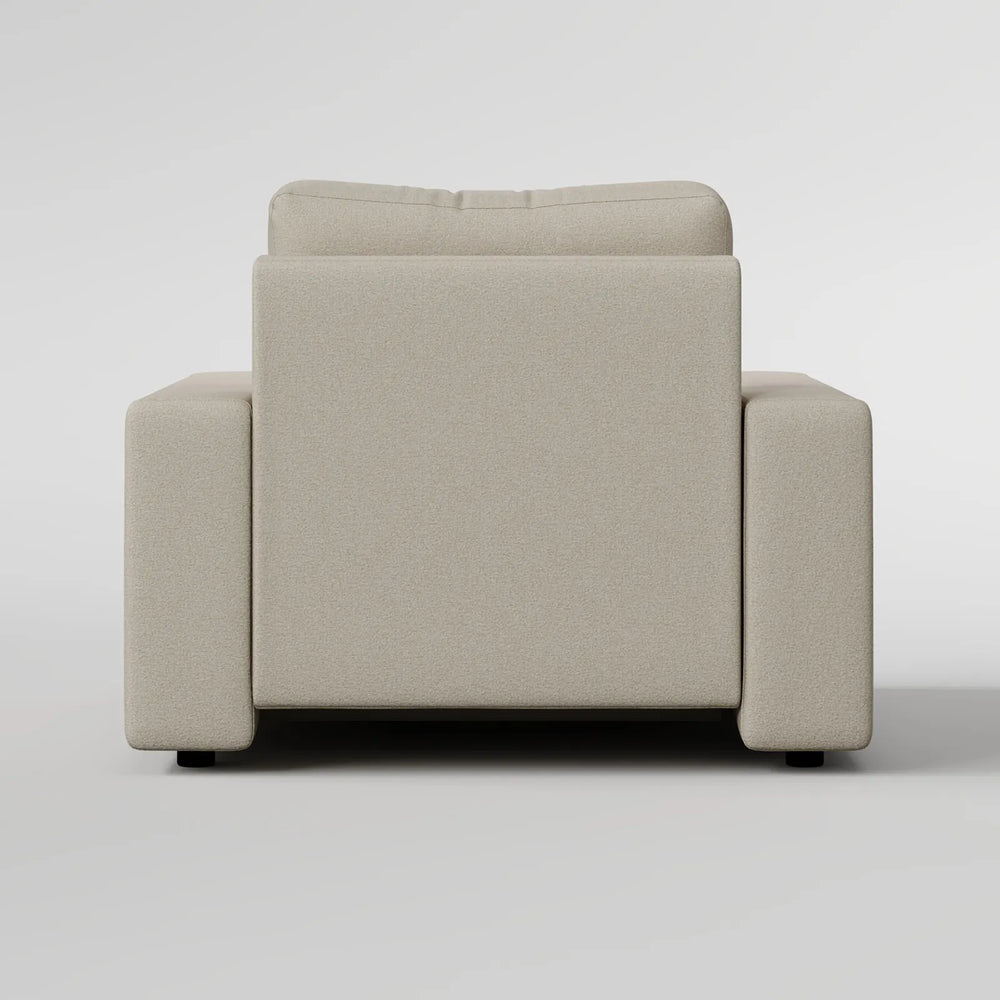 Sleek Boxy Accent Arm Chair