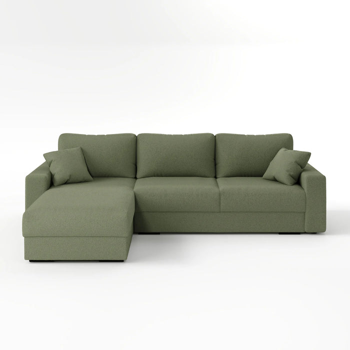 Emerald Mist Corner Sectional Sofa Bed