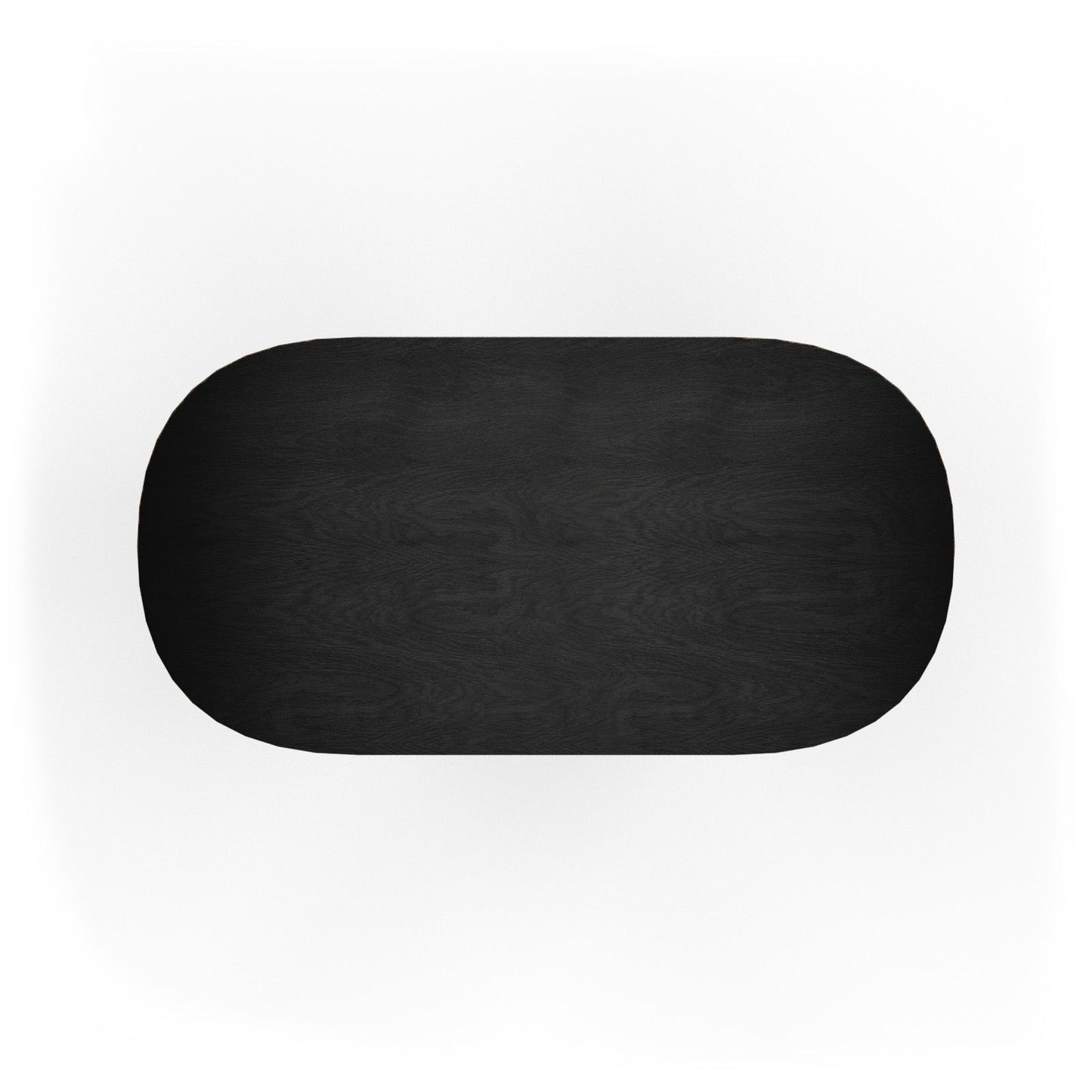 The Augustus Oval Table: Modern Architectural Centerpiece in Fluted Oak