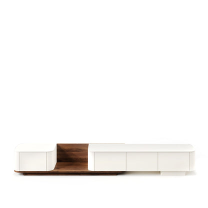 The Flow Console: Cream White Media Unit