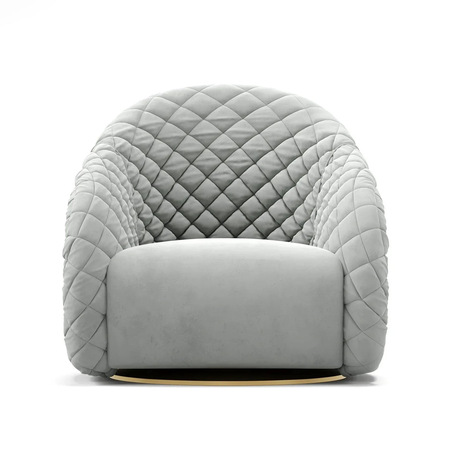 Deco Inspired Tufted Accent Arm Chair