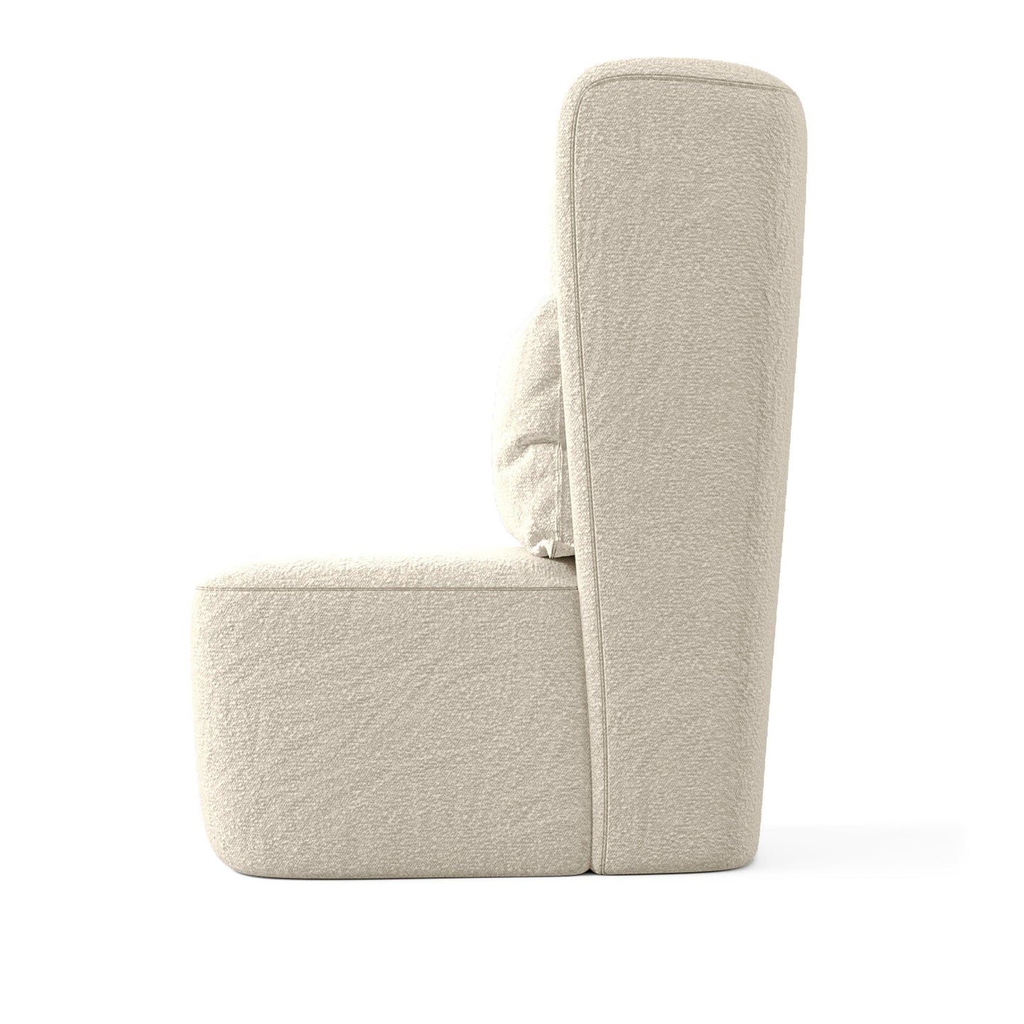 Sophisticated High-Back Occasional Arm Chair