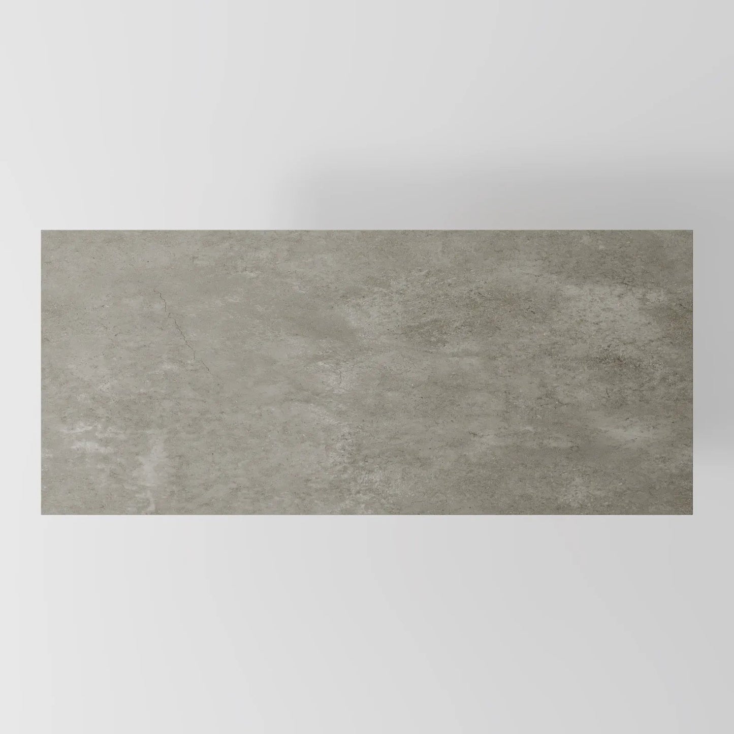 The Strata Table: Modern Minimalist Dining Table in Grey Stone and Oak