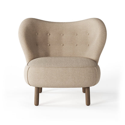 Scandi-Inspired Soft White Bouclé Occasional Arm Chair