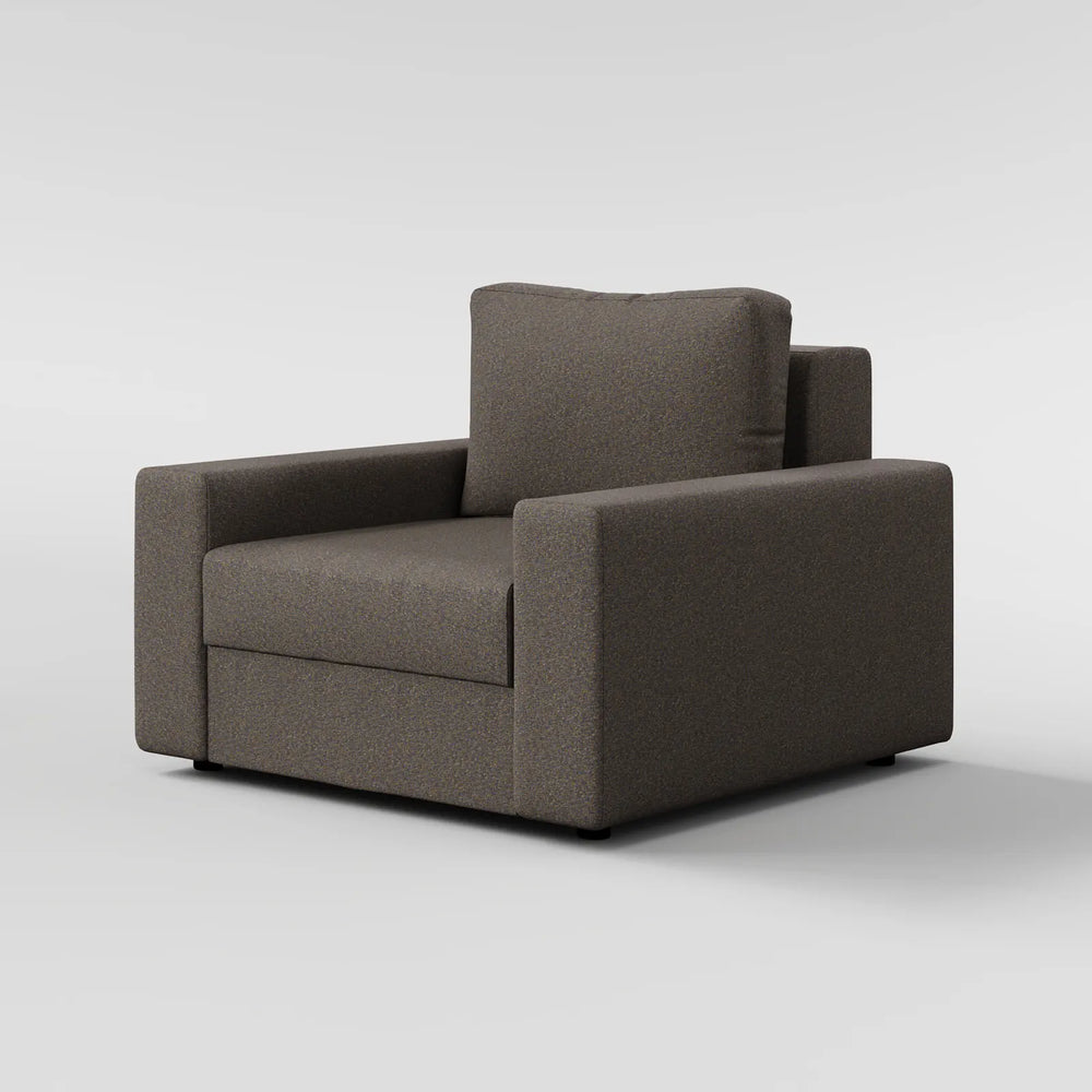 Sleek Boxy Accent Arm Chair
