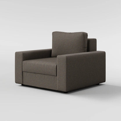Sleek Boxy Accent Arm Chair