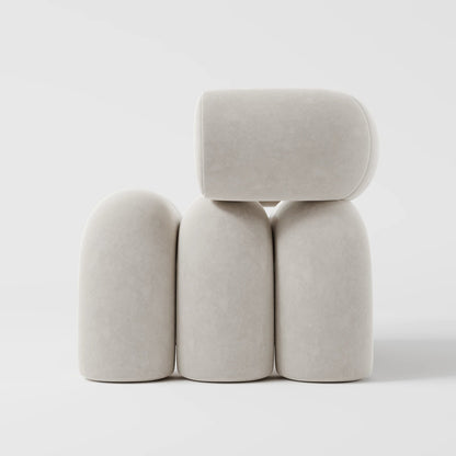 The Omni Lounge: Modern Avant-Garde Sculptural Chair in Pine Velvet