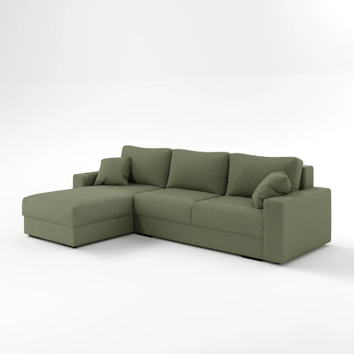 Emerald Mist Corner Sectional Sofa Bed