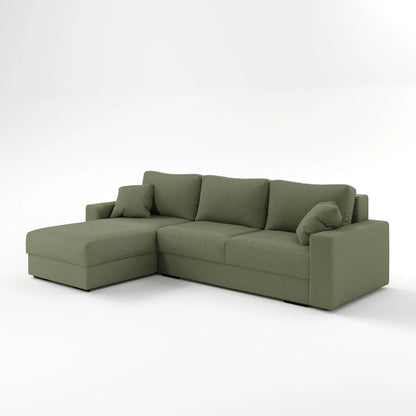 Emerald Mist Corner Sectional Sofa Bed