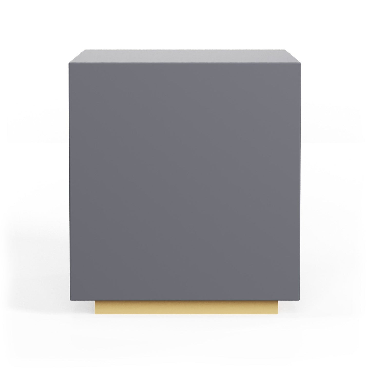 Blush Velvet Touch Bedside Table