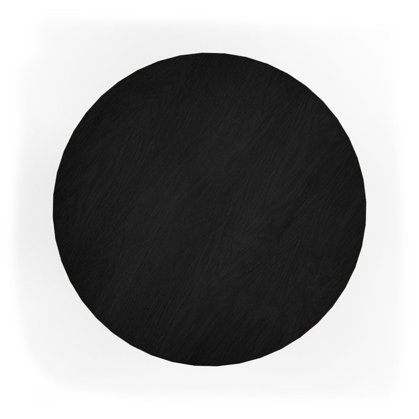 Modern Architectural Cafe Table with Vertical Fluted Column Support