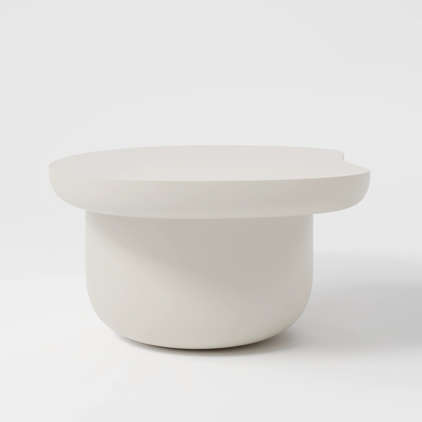 Minimalist High-Gloss Black Nesting Coffee Table