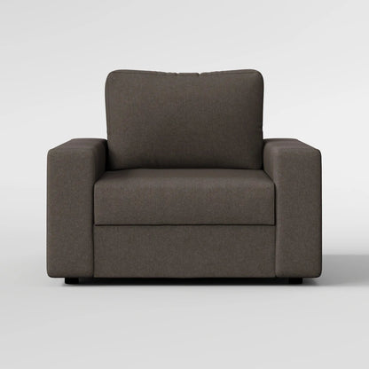 Sleek Boxy Accent Arm Chair