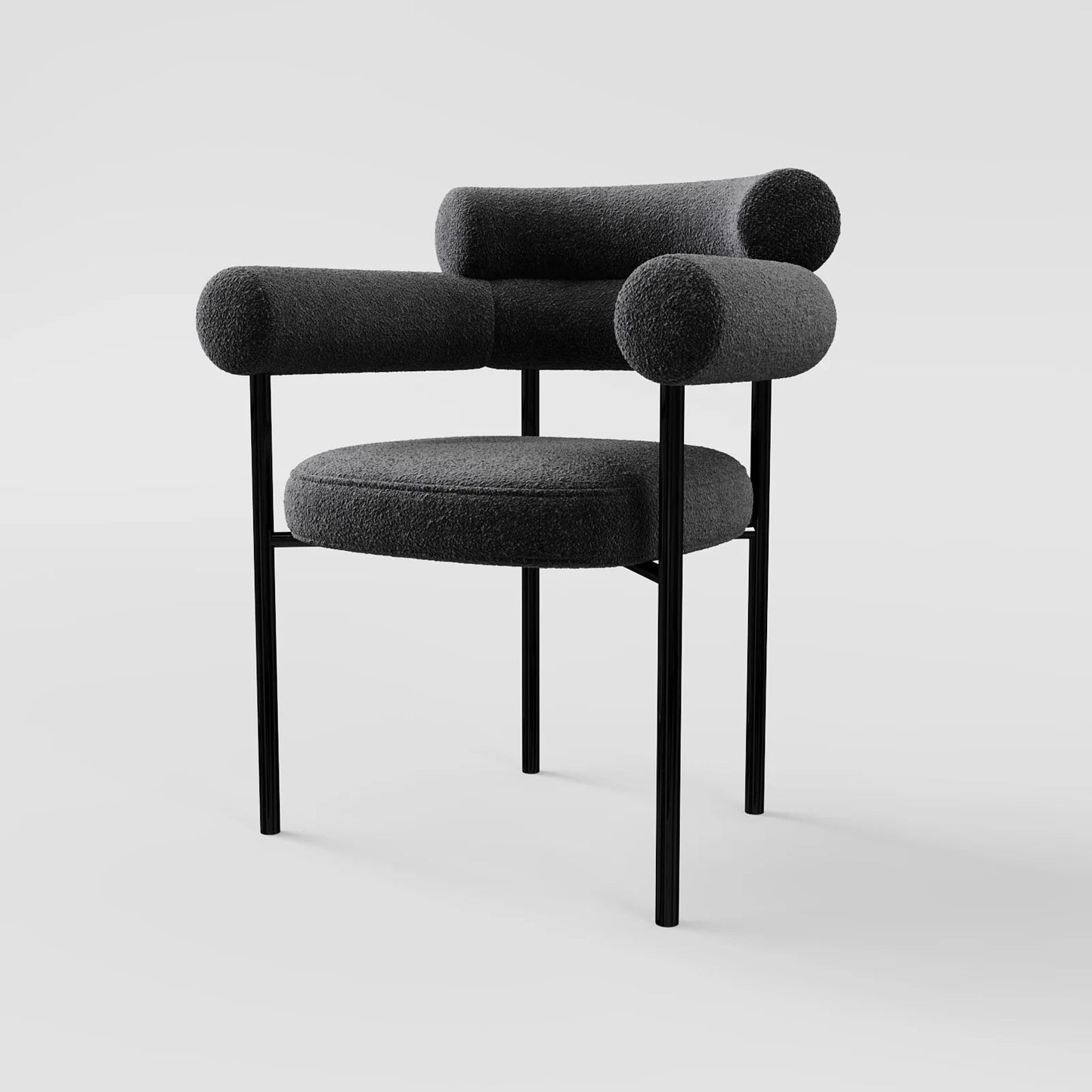 Cylindrical Bolster Dining Chair