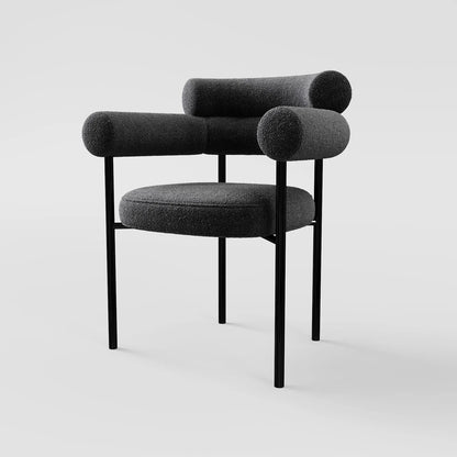 Cylindrical Bolster Dining Chair