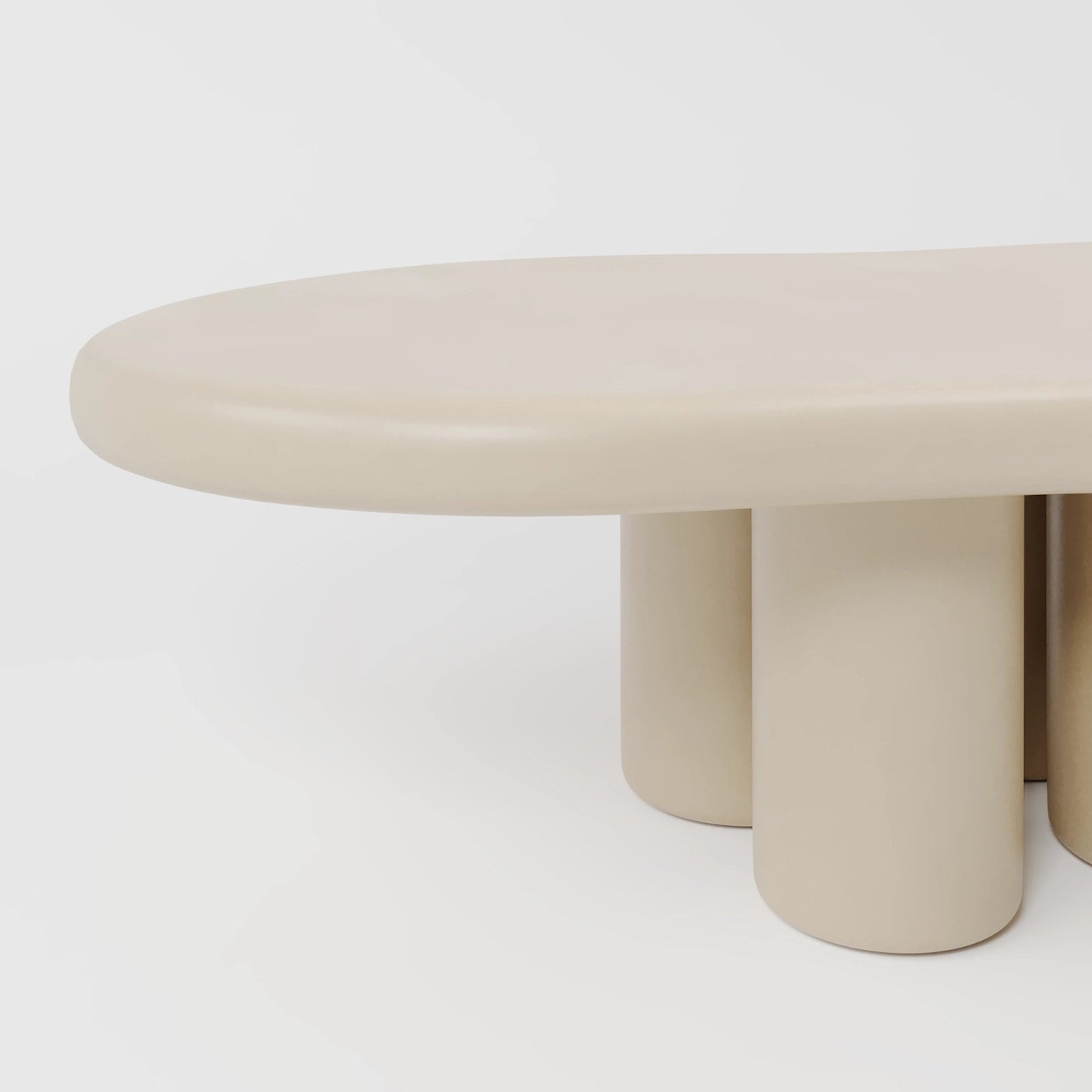 Minimalist Sand-Toned Coffee Table