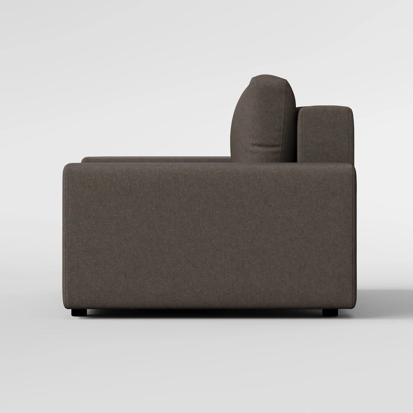 Sleek Boxy Accent Arm Chair