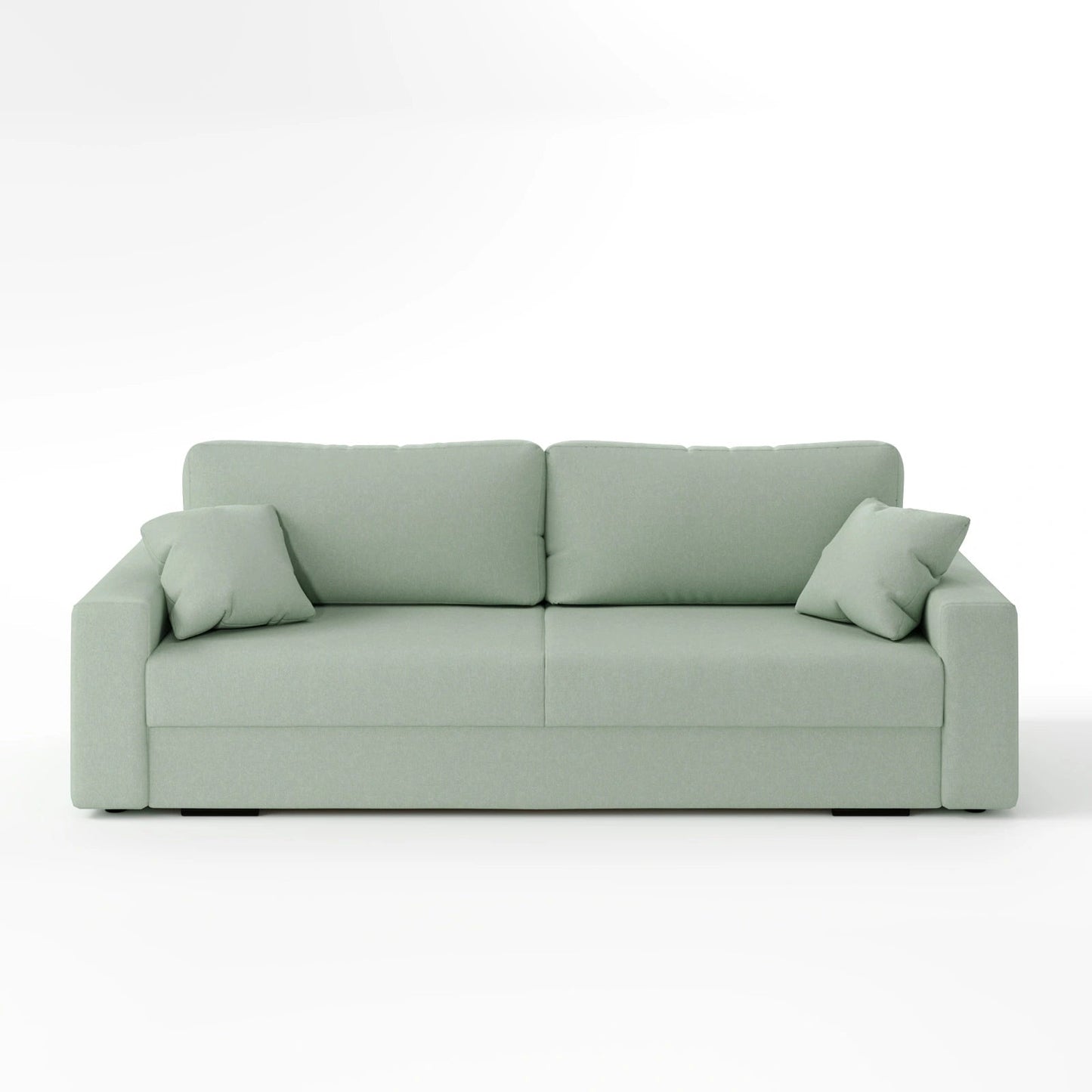 Mint Minimalist Fabric 2 Seater Sofa Bed