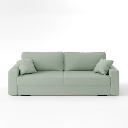 Mint Minimalist Fabric 2 Seater Sofa Bed