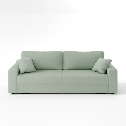 Mint Minimalist Fabric 2 Seater Sofa Bed