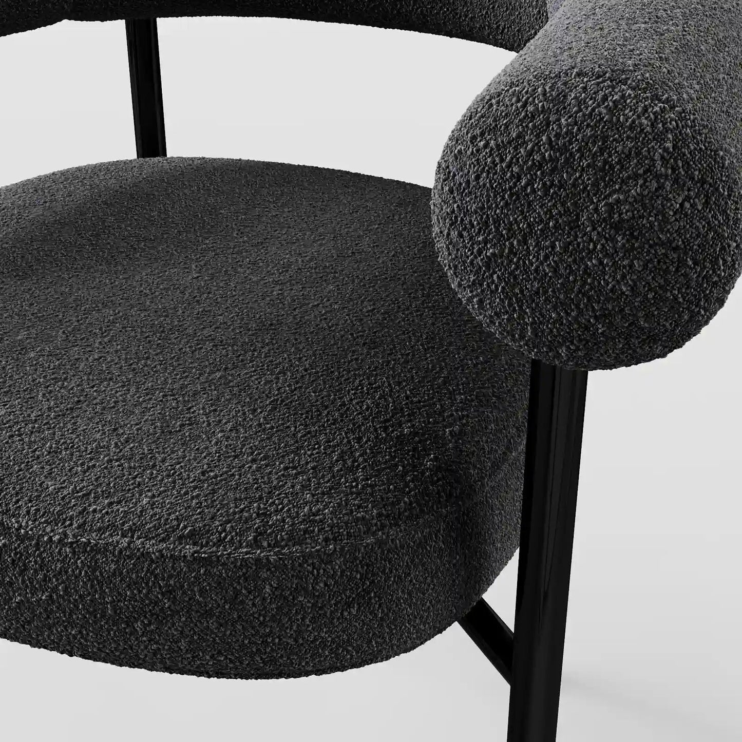 Cylindrical Bolster Dining Chair