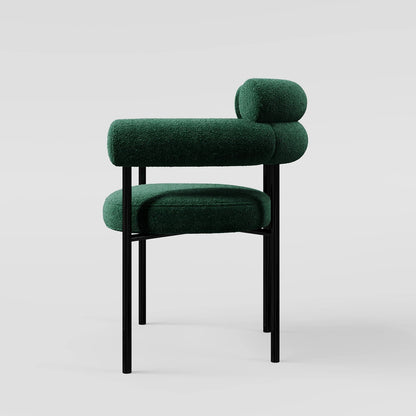 Cylindrical Bolster Dining Chair