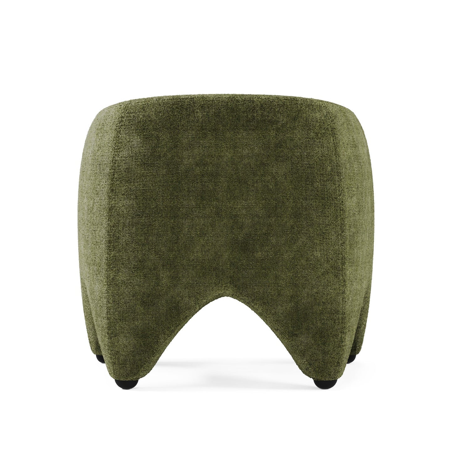 The Eden Lounge: Organic Modern Barrel Chair in Forest Texture