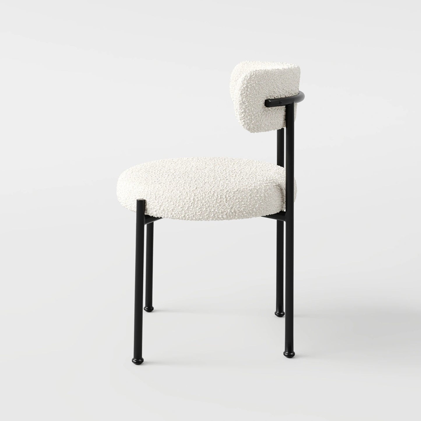 Orbital Boucle Dining Chair