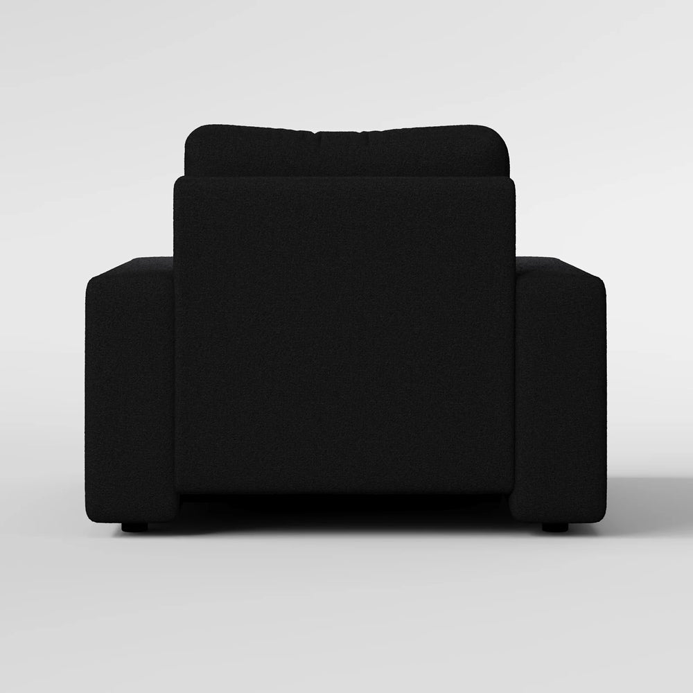 Sleek Boxy Accent Arm Chair